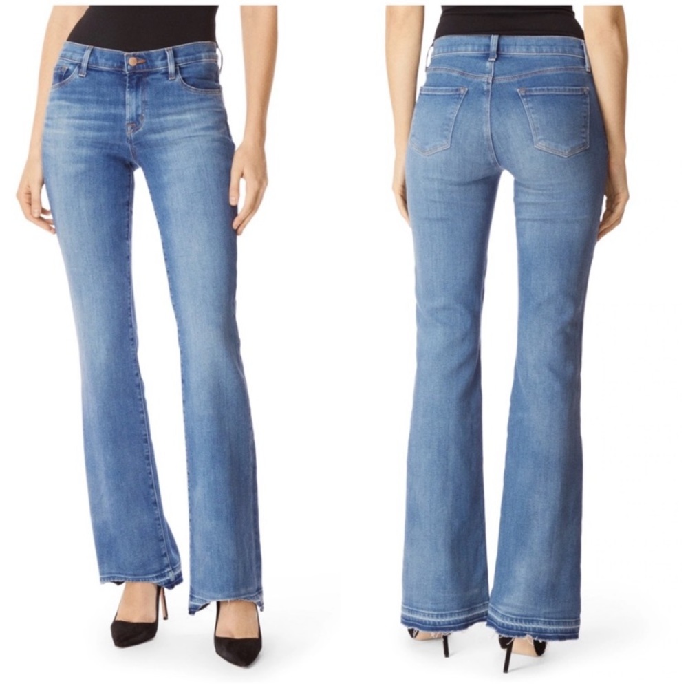 J Brand ‘Sallie’ Raw Released Hem Bootcut Jeans, size 28